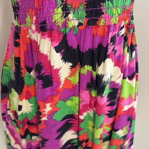 Wet Seal Vibrant Floral Strapless Dress - Medium - Picture 3 of 9